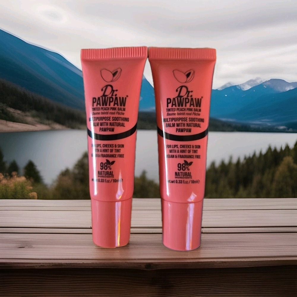 🍑 Dr. PAWPAW Tinted Peach Pink Balm Multipurpose Soothing Balm – 0.33 fl oz NEW
